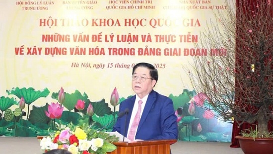 Hội thảo khoa học “Những vấn đề lý luận và thực tiễn về xây dựng văn hóa trong Đảng giai đoạn mới”