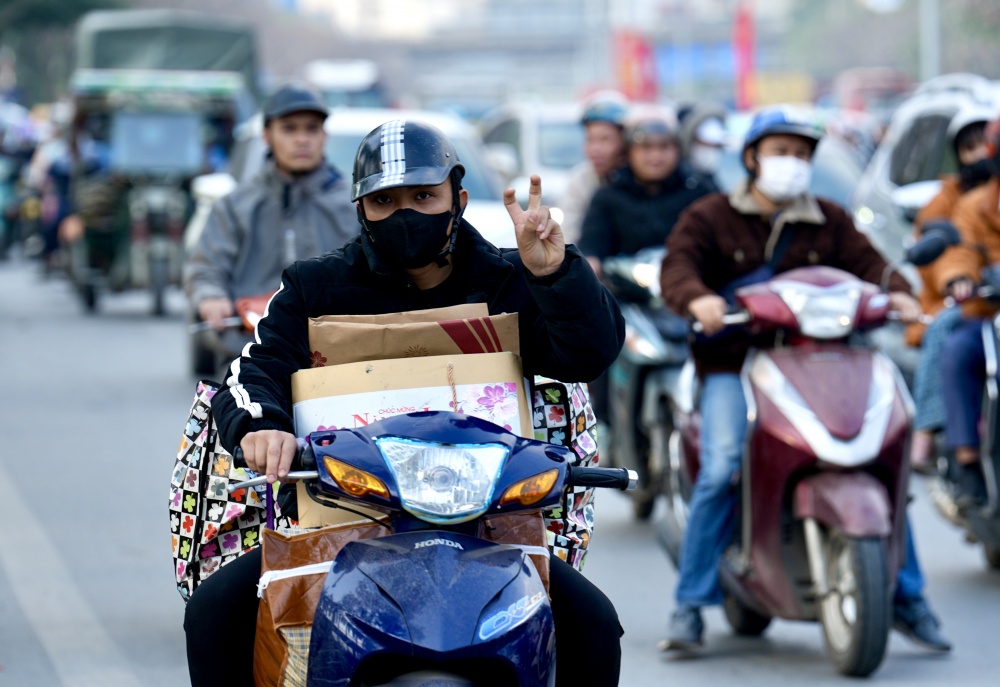Hà Nội: Người dân tạm biệt Thủ đô, về quê đón Tết Hà Nội: Người dân tạm biệt Thủ đô, về quê đón Tết