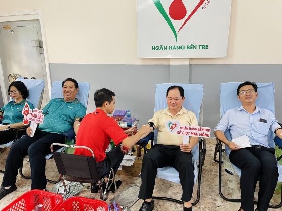 Bến Tre: Ngành Ngân hàng tổ chức Ngày hội hiến máu tình nguyện đợt 1 năm 2025