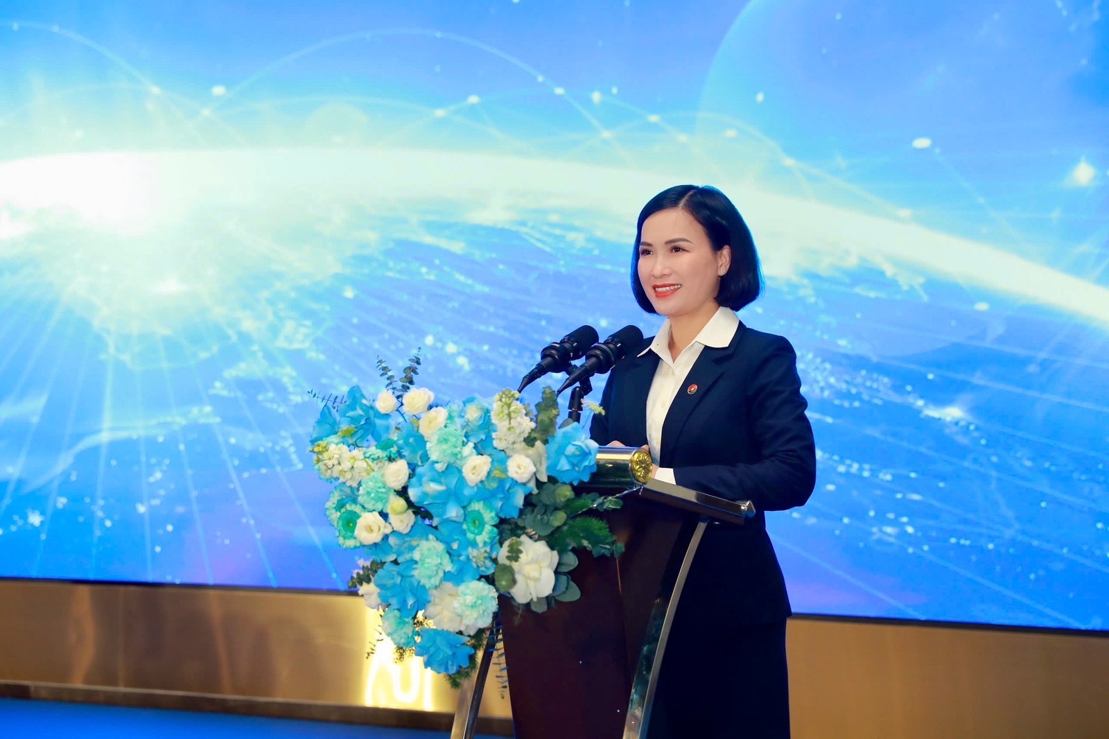 Chủ tịch Bùi Thị Thanh Hương phát biểu tại Đại hội