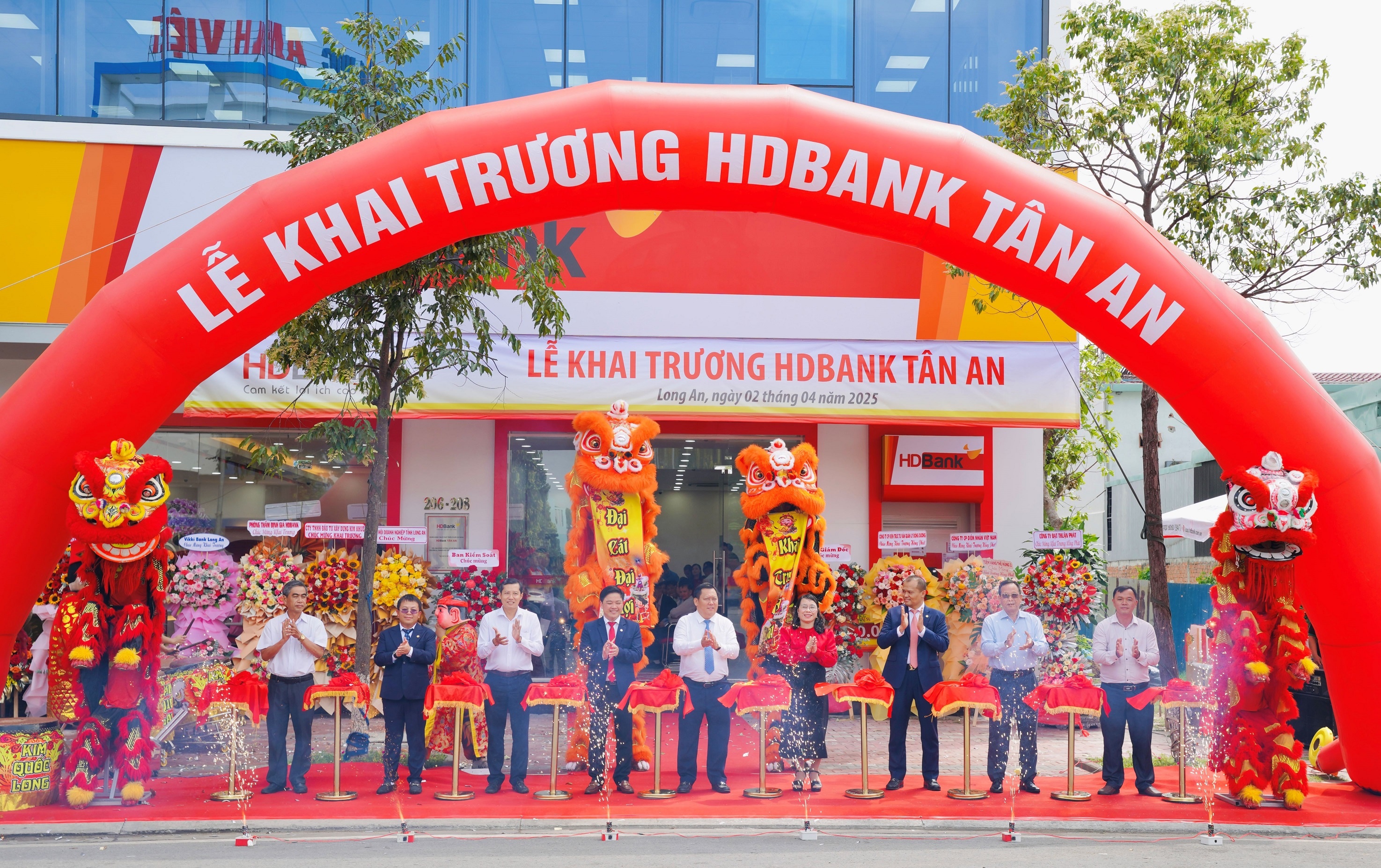 HDBank chính thức khai trương chi nhánh HDBank Tân An tại số 206-208 Hùng Vương, phường 6, TP. Tân An, tỉnh Long An