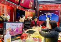 Đa dạng mẫu mã, thương hiệu vàng trong ngày vía Thần tài