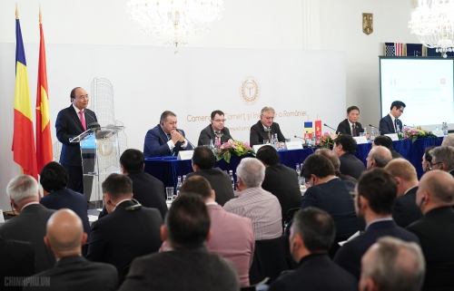 Thủ tướng dự Diễn đàn Doanh nghiệp Việt Nam-Romania