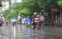Các tỉnh Bắc Bộ có mưa dông diện rộng