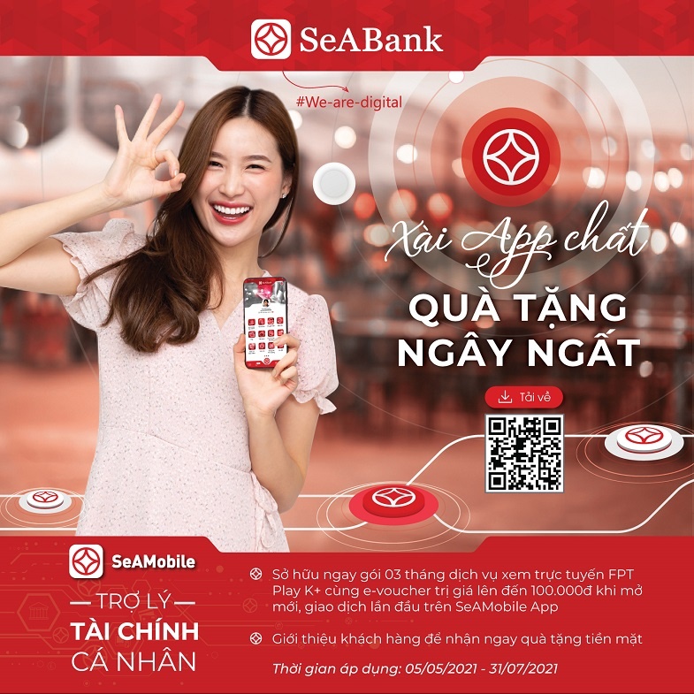 seabank danh tang hon 2 ty dong cho khach hang mo moi ngan hang so