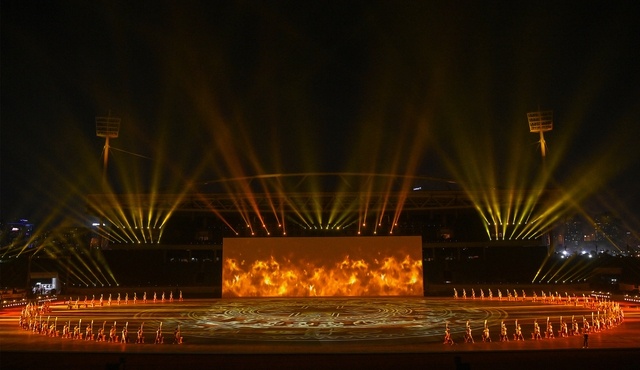 le khai mac seagames 31 ket hop giua ban sac va cong nghe