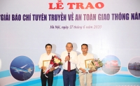 Trao Giải báo chí về an toàn giao thông