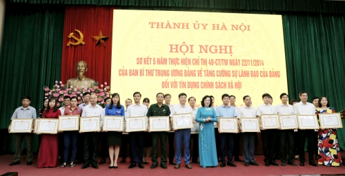 Hà Nội đứng đầu về sử dụng ngân sách địa phương ủy thác cho tín dụng chính sách