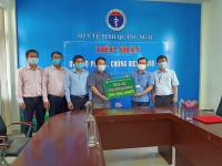 NHCSXH Quảng Ngãi chung tay ủng hộ công tác phòng, chống dịch Covid-19