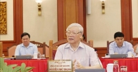 Bộ Chính trị hoàn thành chương trình làm việc với 67 đảng bộ trực thuộc Trung ương