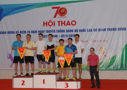 Hội thao Đảng bộ Khối các cơ quan Trung ương thành công tốt đẹp
