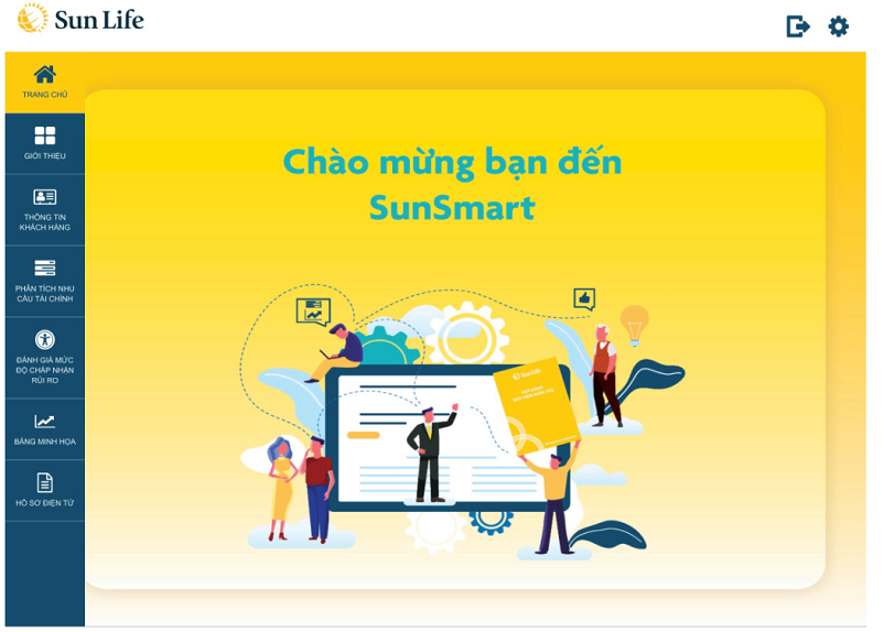 sun life viet nam ra mat ung dung moi sunsmart