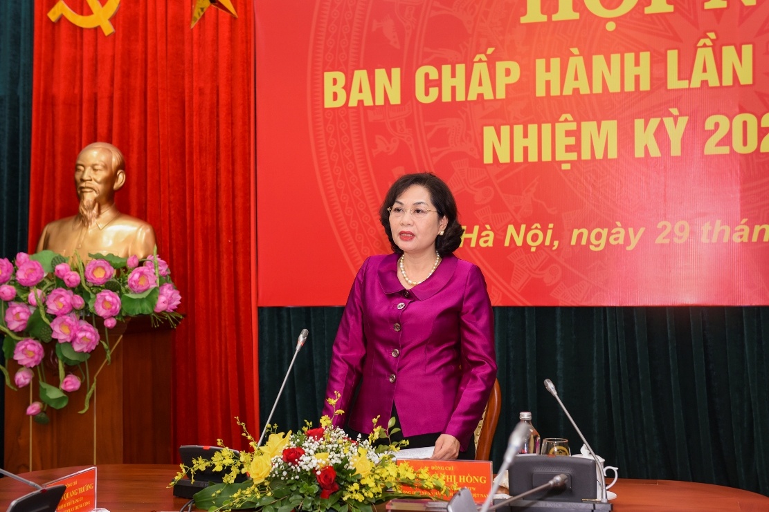hoi nghi ban chap hanh dang bo co quan ngan hang trung uong lan thu 6
