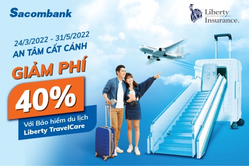 An tâm cất cánh khi tham gia bảo hiểm du lịch Quốc tế tại Sacombank