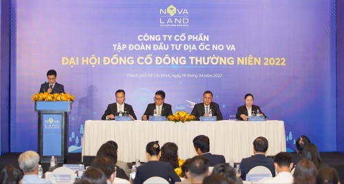 dhdcd novaland nam 2022 tap trung nganh nghe cot loi hop luc phat trien he sinh thai dam bao da tang truong ben vung