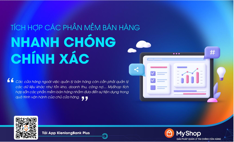 ung dung kienlongbank plus may do rieng tinh nang cho chu shop