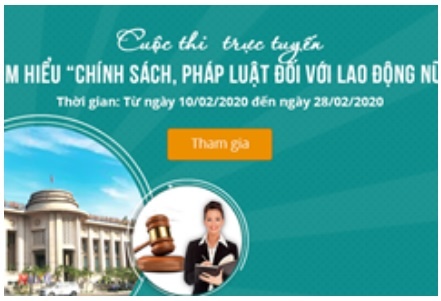 thi tim hieu chinh sach phap luat doi voi lao dong nu