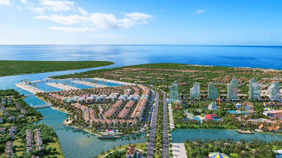 sun riverside village hat nhan dua he sinh thai sun group tai sam son thang hoa