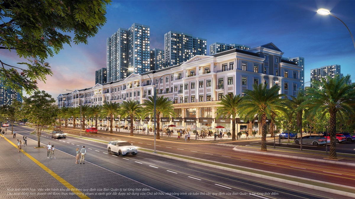 Nhà phố thương mại Broadway Vinhomes Grand Park gây “bão” thị trường nhờ lợi thế hiếm có