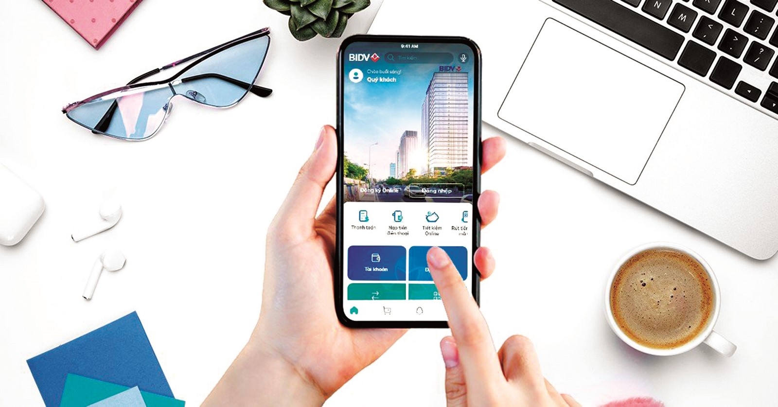bidv smartbanking nang tam trai nghiem cho khach hang