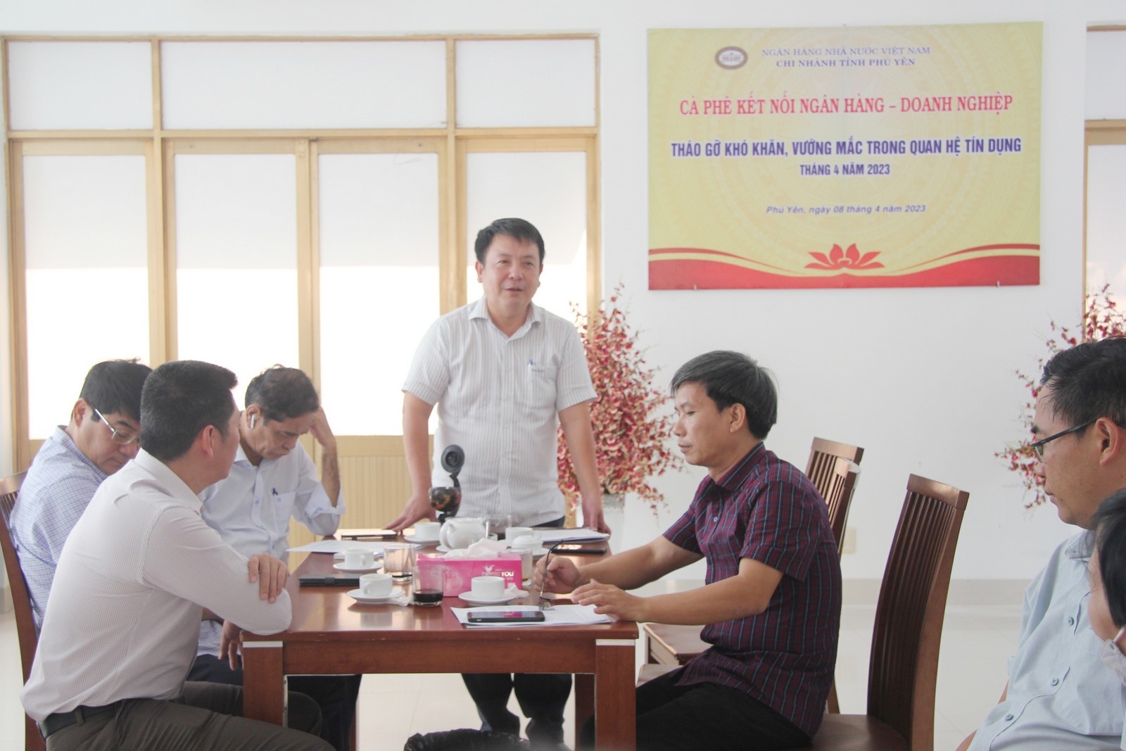 Phú Yên: Tổ chức cà phê kết nối ngân hàng - doanh nghiệp