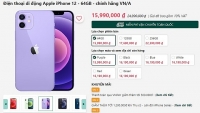 iPhone 12 tiếp tục giảm giá