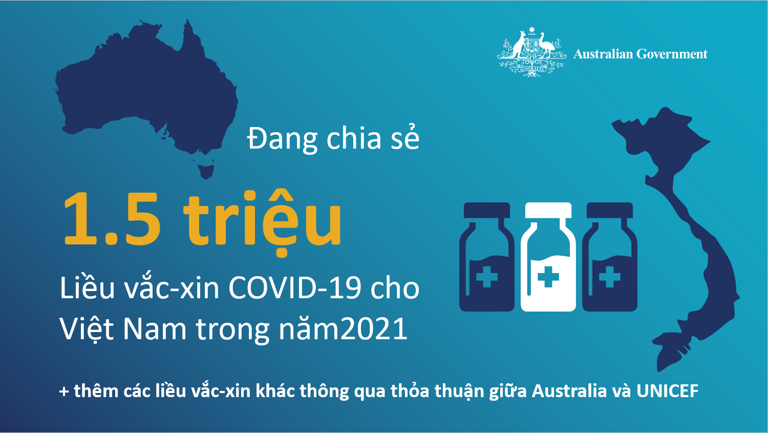 australia ho tro cac no luc tiem chung tai viet nam