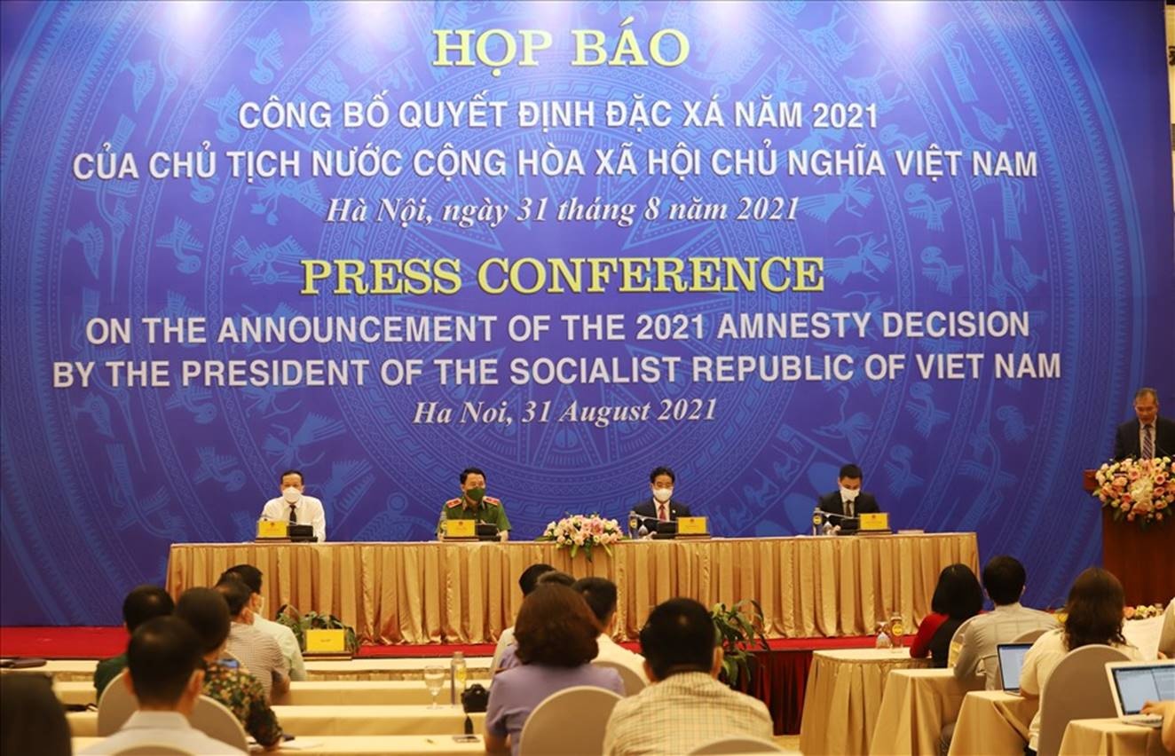 Hơn 3.000 người được đặc xá nhân dịp Quốc khánh 2/9