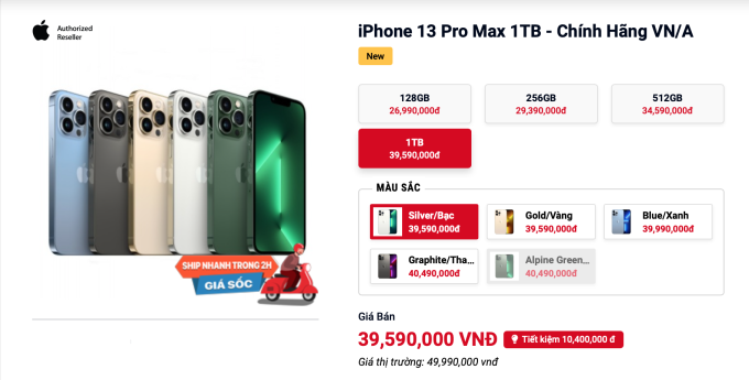 iphone 13 ban cao cap nhat giam gia hon chuc trieu dong