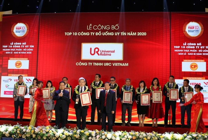 urc viet nam dat top 10 cong ty do uong uy tin 2020