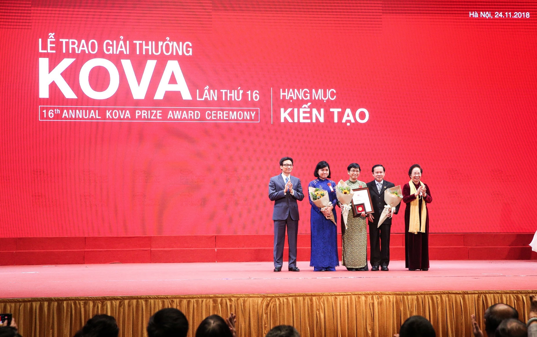 Vinh danh các cá nhân, tập thể đạt Giải thưởng KOVA
