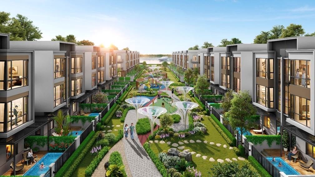 khai truong khu pho phong cach chau au tai du an do thi sinh thai aqua city