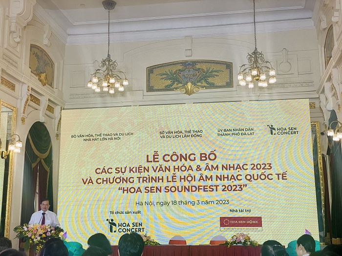 Sắp diễn ra Lễ hội âm nhạc quốc tế “Hoa Sen SoundFest 2023” tại Đà Lạt