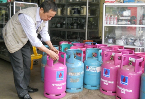 Giá gas tháng 5 tăng 833 đồng/kg