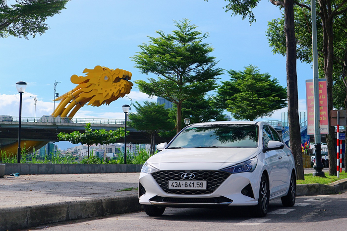 xuat xuong chiec xe hyundai accent thu 85000 san xuat trong nuoc