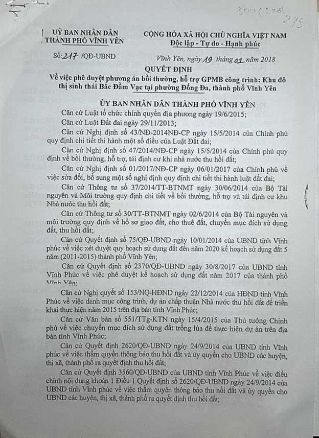 Dự án sinh thái Bắc Đầm Vạc: Chủ đầu tư xuống nước đền bù, dân đòi bồi thường với giá "trên trời"