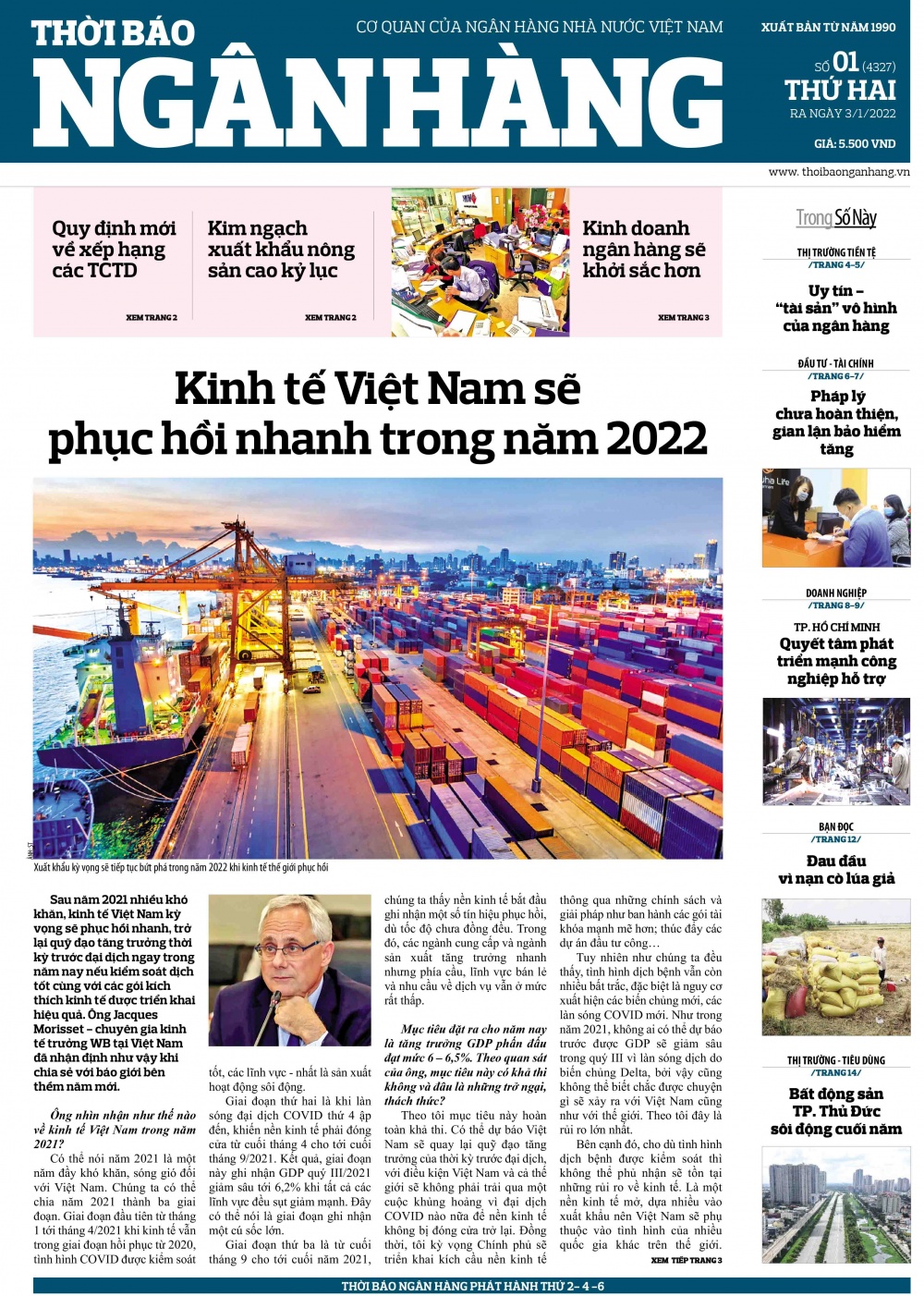 Số 01 ra ngày 3/1/2022