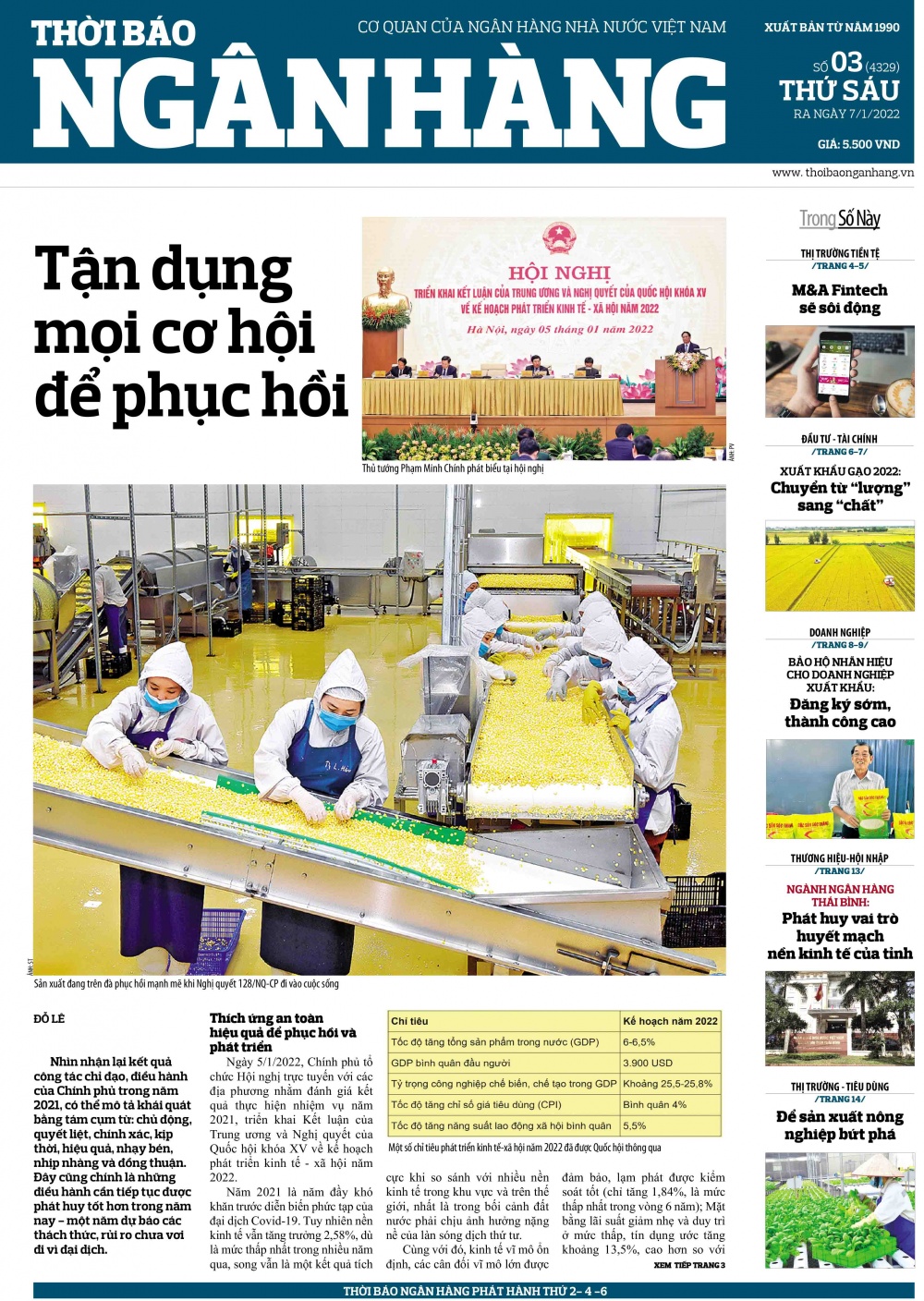 Số 3 ra ngày 7/1/2022