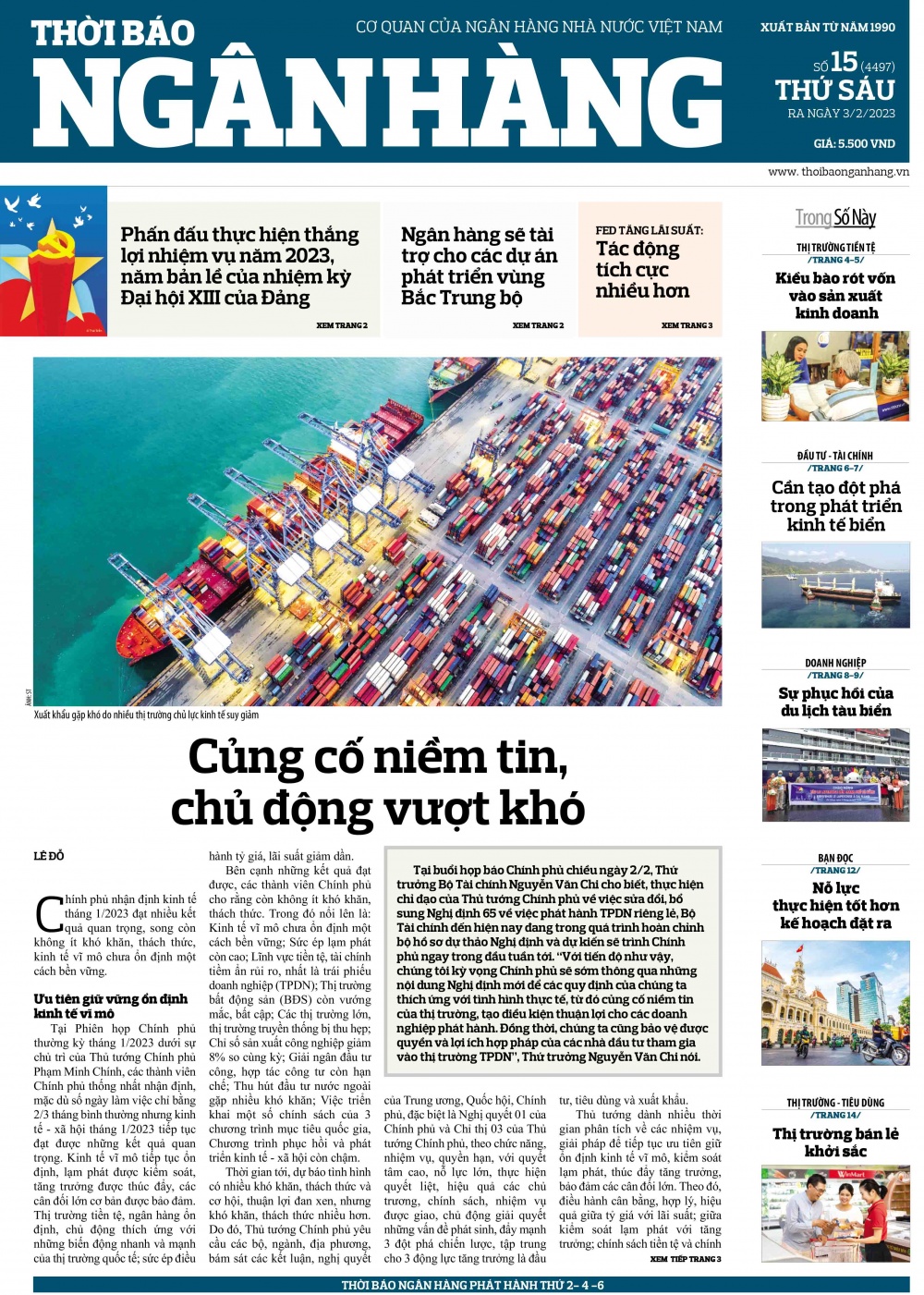 Số 15 ra ngày 3/2/2023