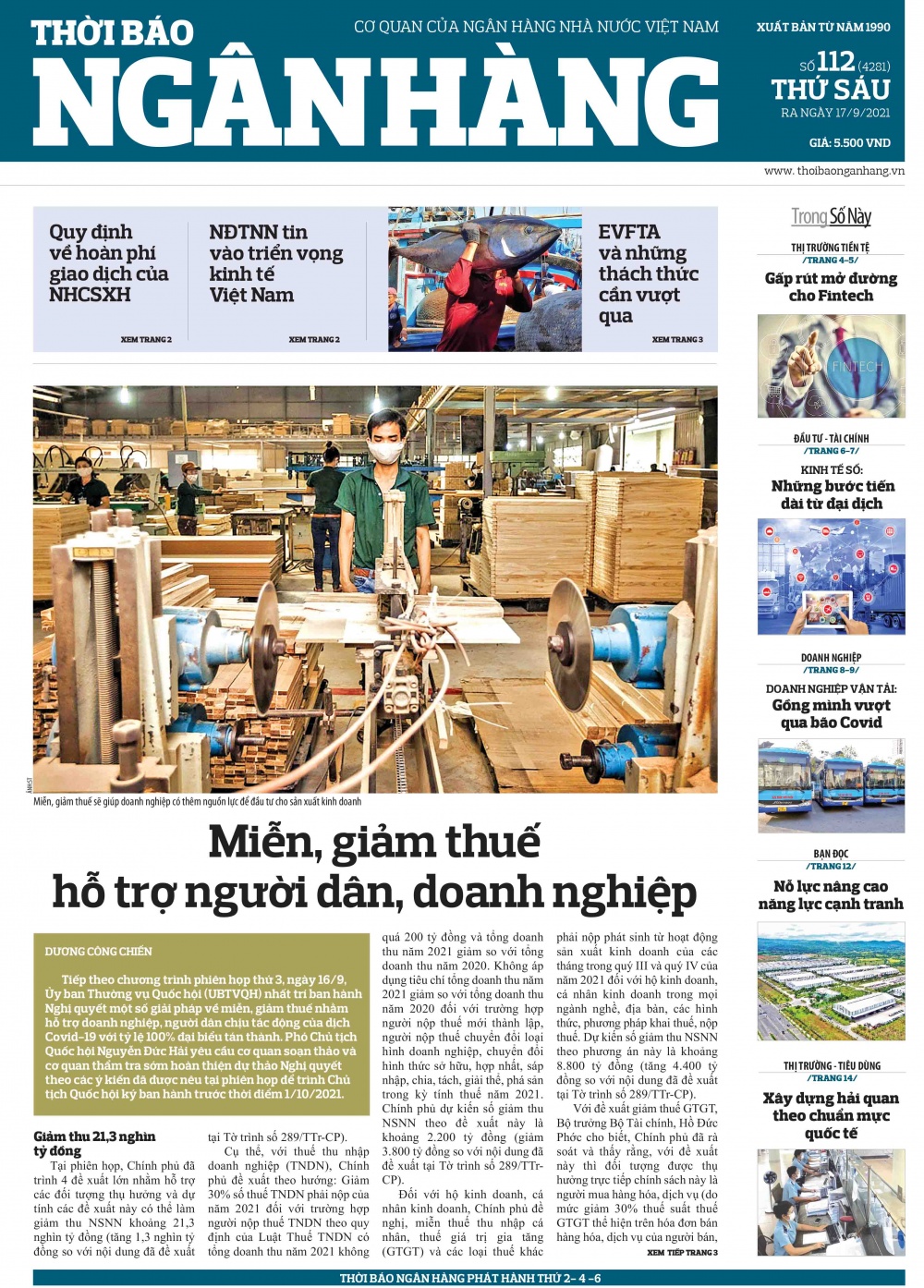 Số 112 ra ngày 17/9/2021