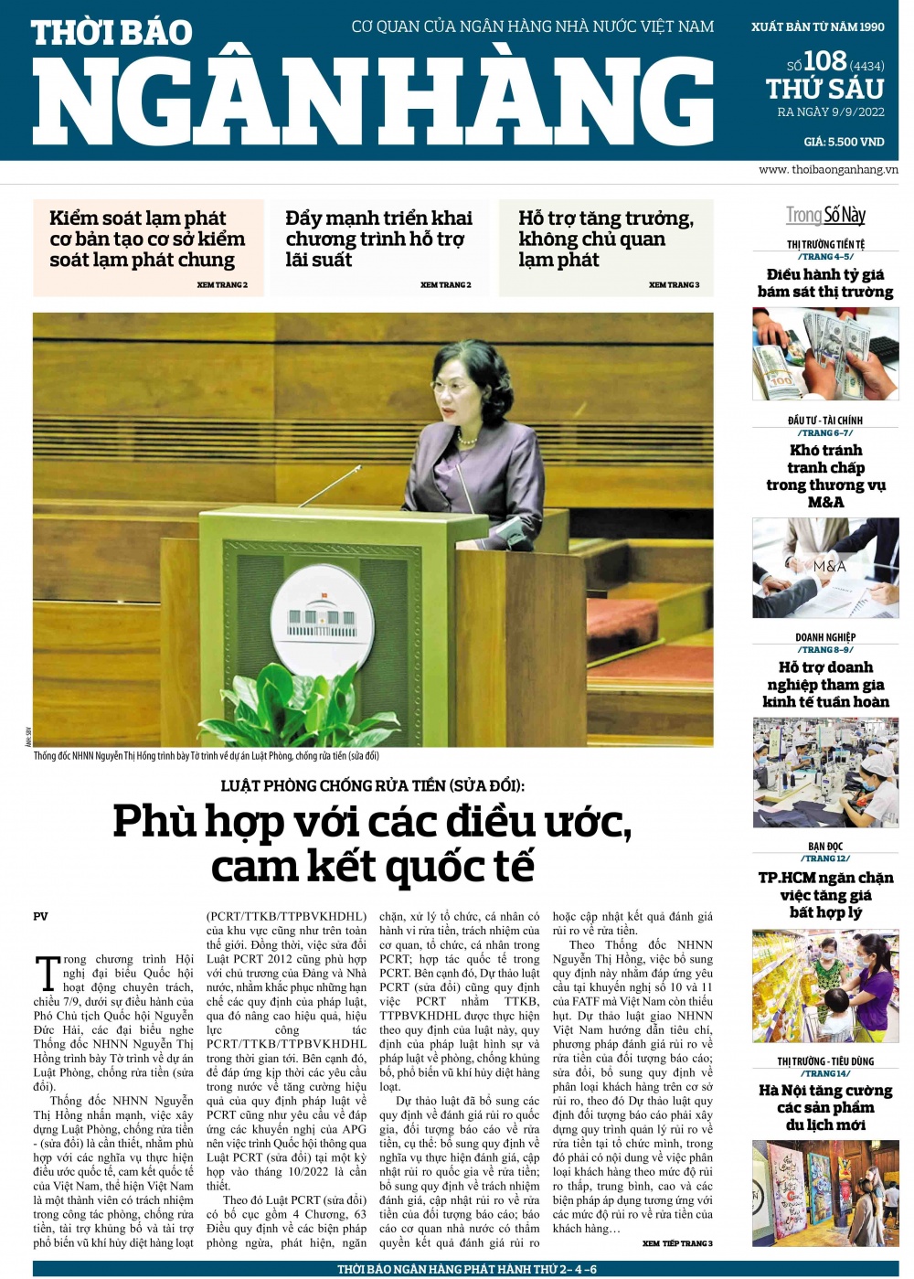 Số 108 ra ngày 9/9/2022