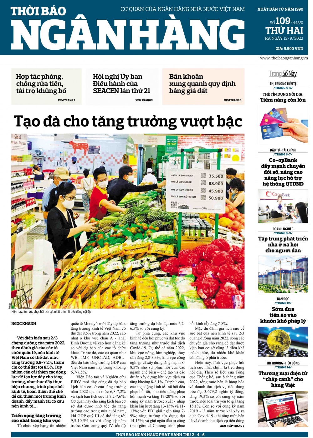 Số 109 ra ngày 12/9/2022