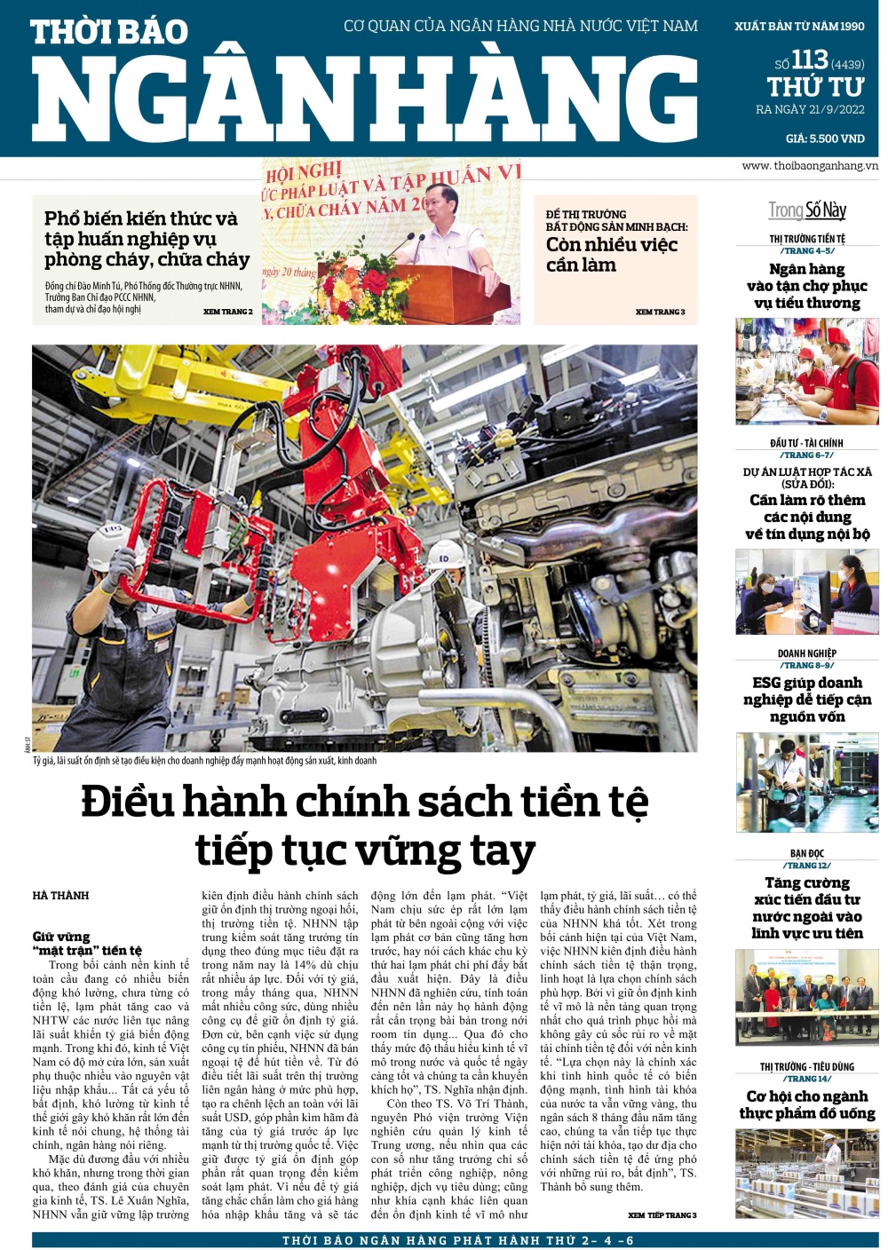 Số 113 ra ngày 21/9/2022