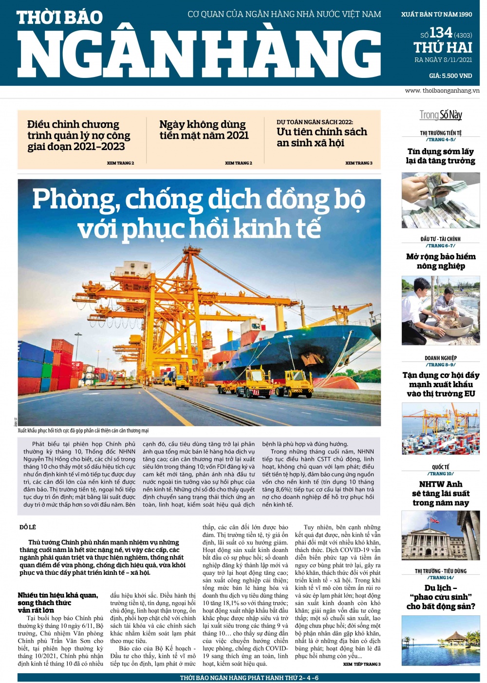 Số 134 ra ngày 8/11/2021